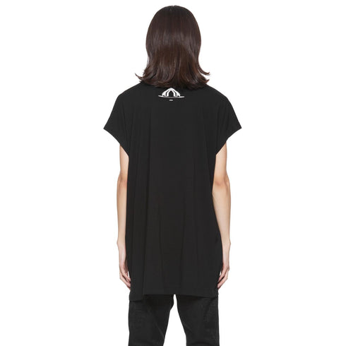 JULIUS 897CPM2 Black / anima Sleeve Less Tops